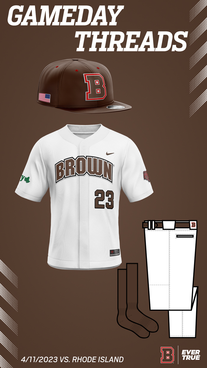 Brown baseball
