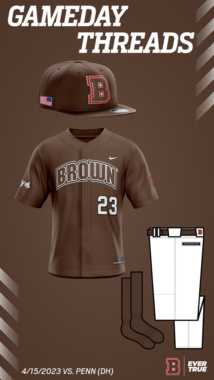 Brown baseball