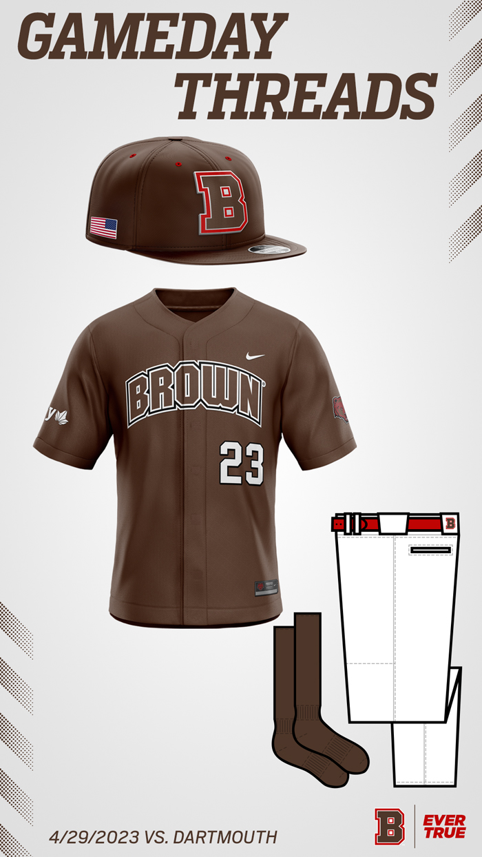 Brown baseball